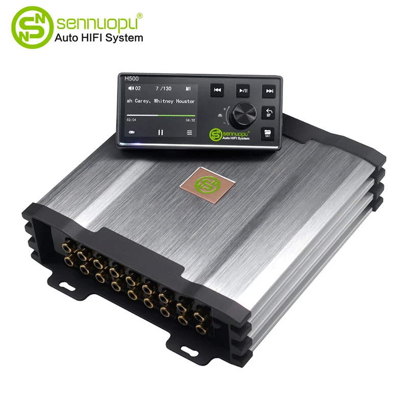 Kereta Ampi 8 Penguat Saluran 12 Ch DSP Processor Audio
