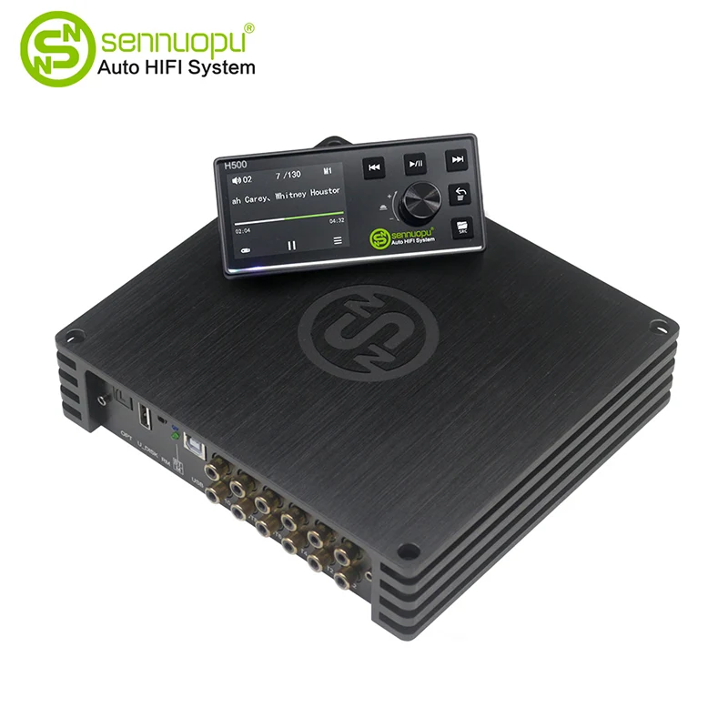 Audio kereta 8*50W penguat DSP dengan 10ch